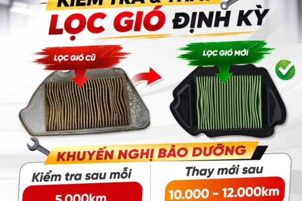 LỌC GIÓ SẠCH – ĐỘNG CƠ MẠNH!