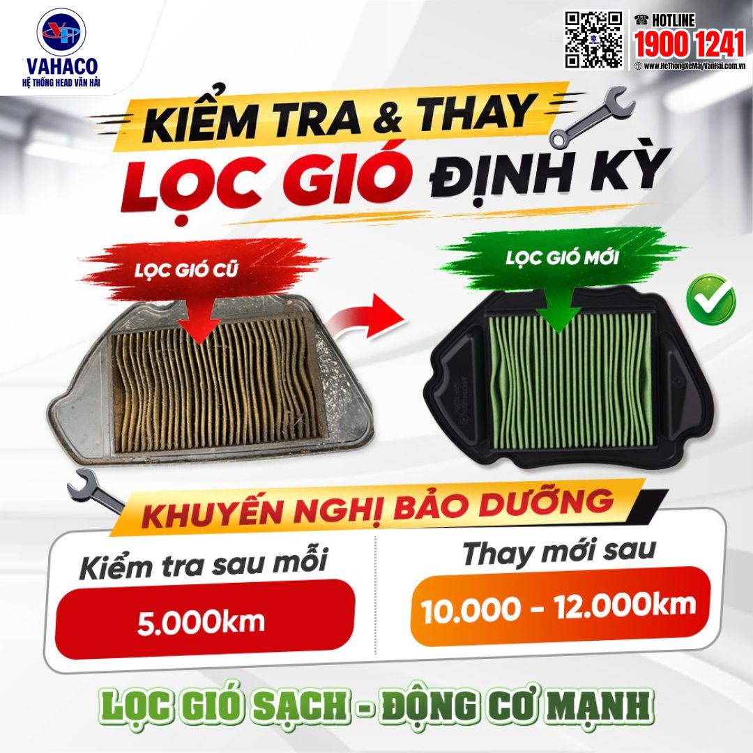 LỌC GIÓ SẠCH – ĐỘNG CƠ MẠNH!